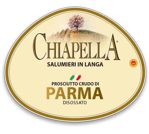 Etichetta Prosciutto crudo di Parma Chiapella