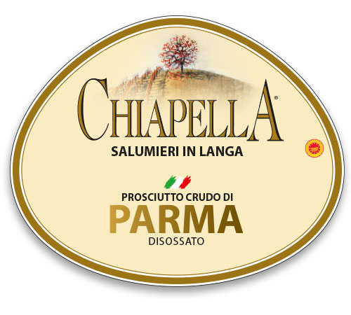 Etichetta Rauwe parmaham Chiapella