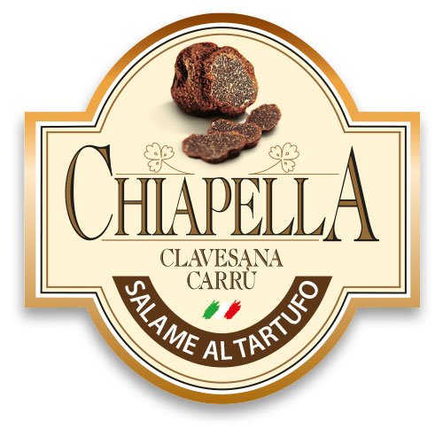 Etichetta Salame al tartufo Chiapella
