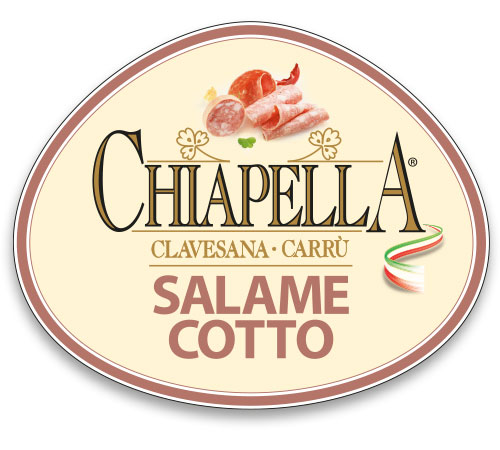 Etichetta Salame cotto Chiapella