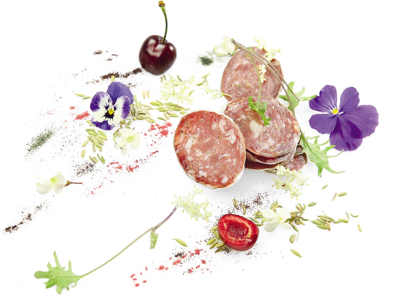 Salami with fennel