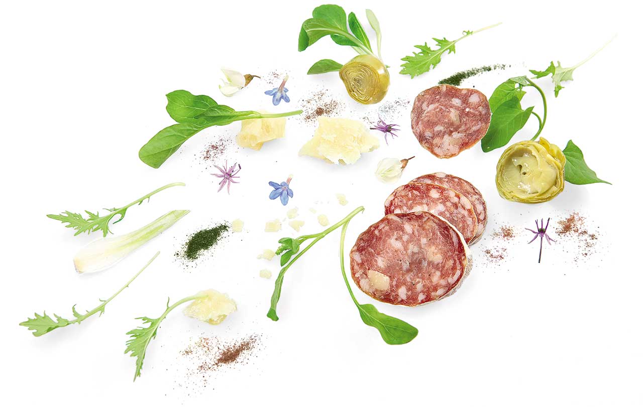 Salame con Parmigiano Reggiano