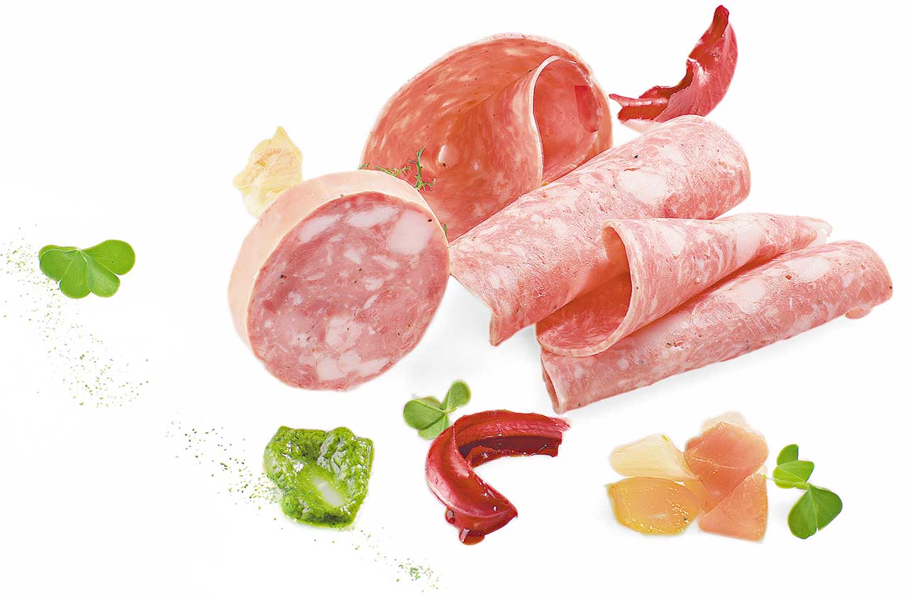 Gestoomde salami